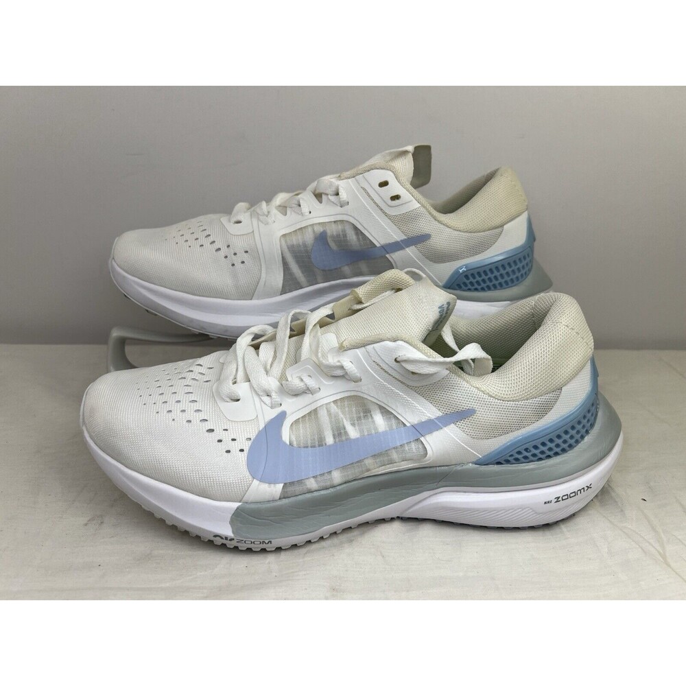 Nike Air‎ Zoom Vomero 15 Pure Platinum CU1856-010 Whit Blue Men Sz 8 Running